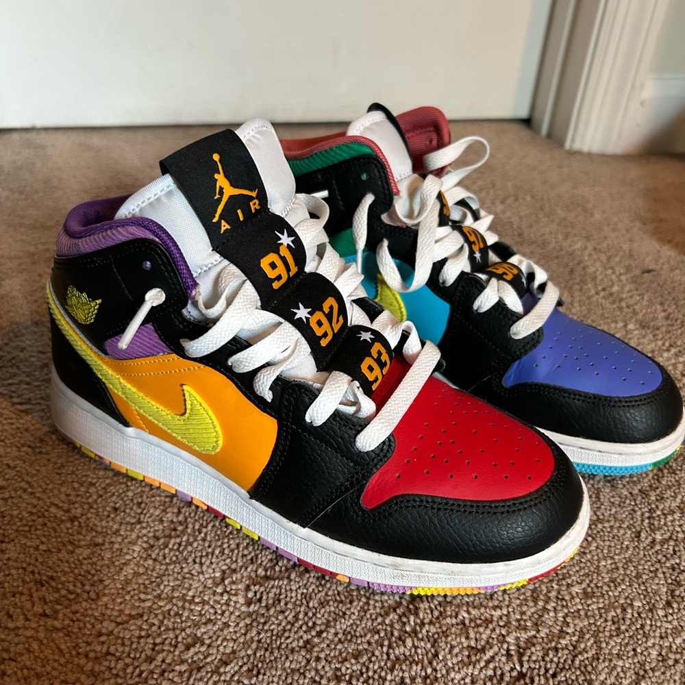 Colorful Air Jordan Sneakers